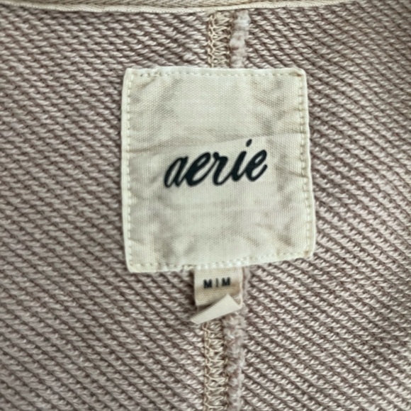Aerie Cozy Beige Knit Set- note sizes in description. - Picture 3 of 3